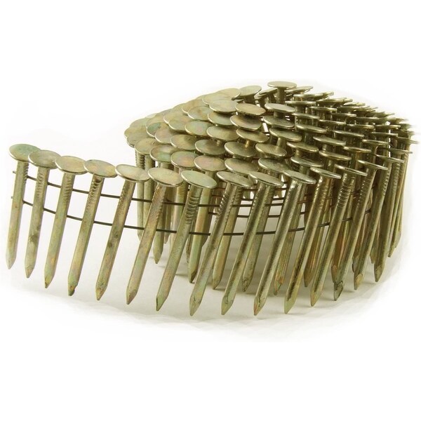 B&C Eagle Collated Roofing Nail, 11.5 in L, Electro Galvanized, Round Head, 15 Degrees, 720 PK ACR-114 - main